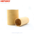 0.2 20 40 70 90 micron sintered porous powder mesh stainless steel 316L bronze nickel cartrige filter